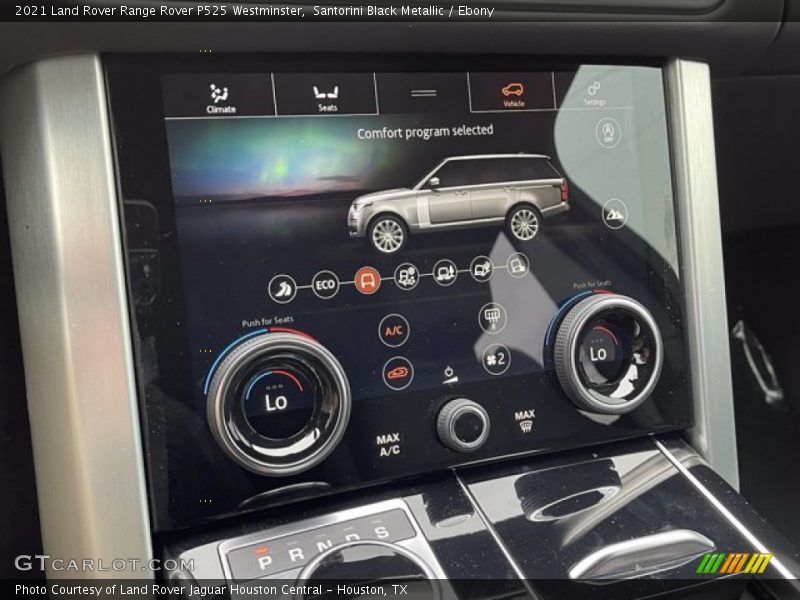 Santorini Black Metallic / Ebony 2021 Land Rover Range Rover P525 Westminster