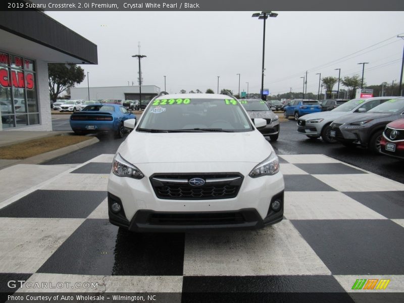 Crystal White Pearl / Black 2019 Subaru Crosstrek 2.0i Premium