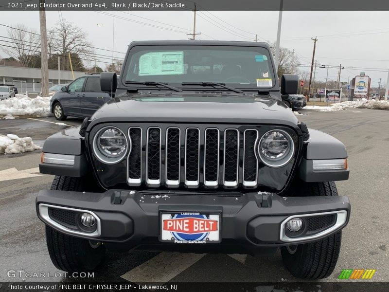 Black / Black/Dark Saddle 2021 Jeep Gladiator Overland 4x4