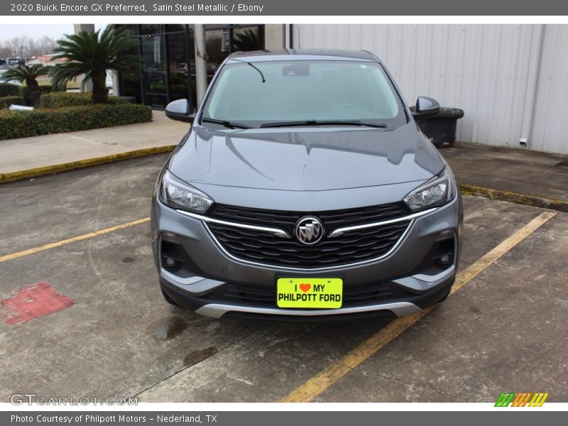 Satin Steel Metallic / Ebony 2020 Buick Encore GX Preferred