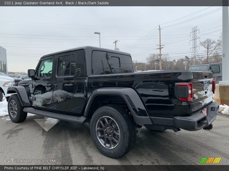 Black / Black/Dark Saddle 2021 Jeep Gladiator Overland 4x4