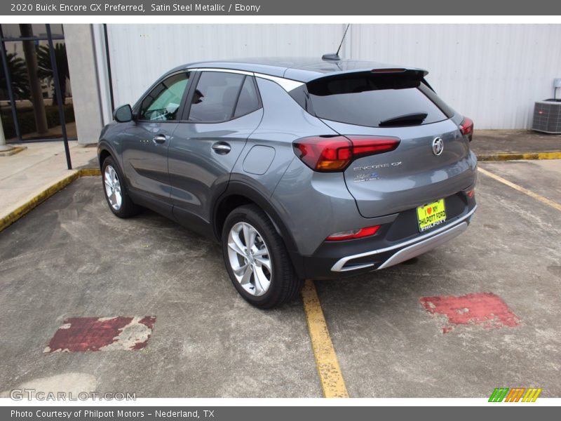 Satin Steel Metallic / Ebony 2020 Buick Encore GX Preferred