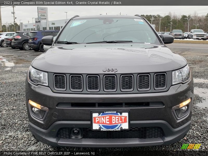 Granite Crystal Metallic / Black 2021 Jeep Compass 80th Special Edition 4x4