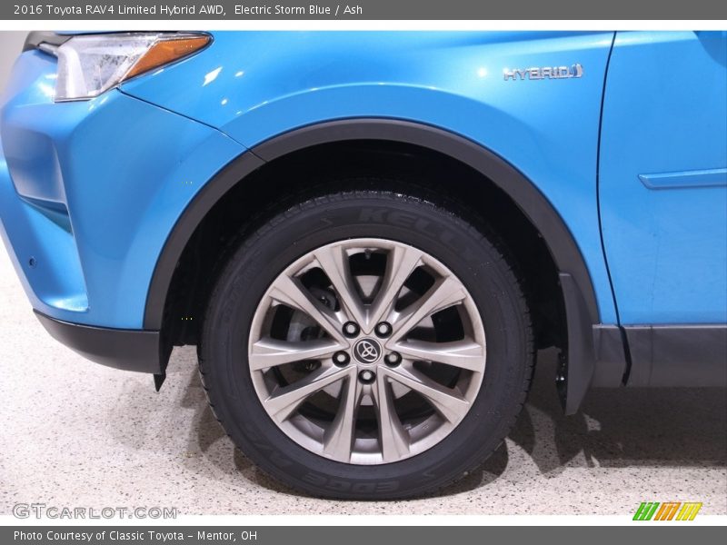 Electric Storm Blue / Ash 2016 Toyota RAV4 Limited Hybrid AWD
