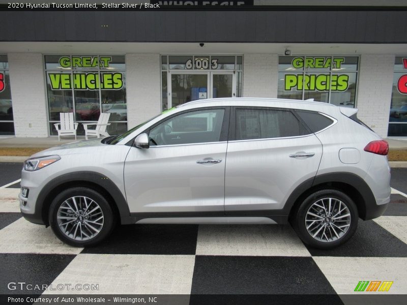 Stellar Silver / Black 2020 Hyundai Tucson Limited