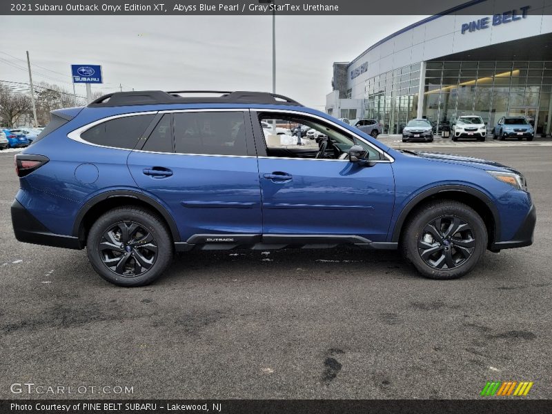 Abyss Blue Pearl / Gray StarTex Urethane 2021 Subaru Outback Onyx Edition XT