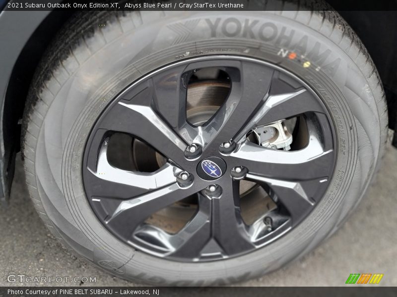 Abyss Blue Pearl / Gray StarTex Urethane 2021 Subaru Outback Onyx Edition XT