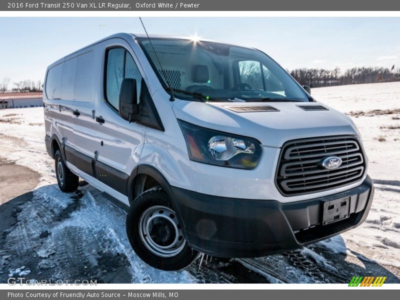 Oxford White / Pewter 2016 Ford Transit 250 Van XL LR Regular