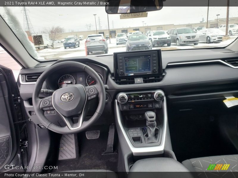 Magnetic Gray Metallic / Black 2021 Toyota RAV4 XLE AWD