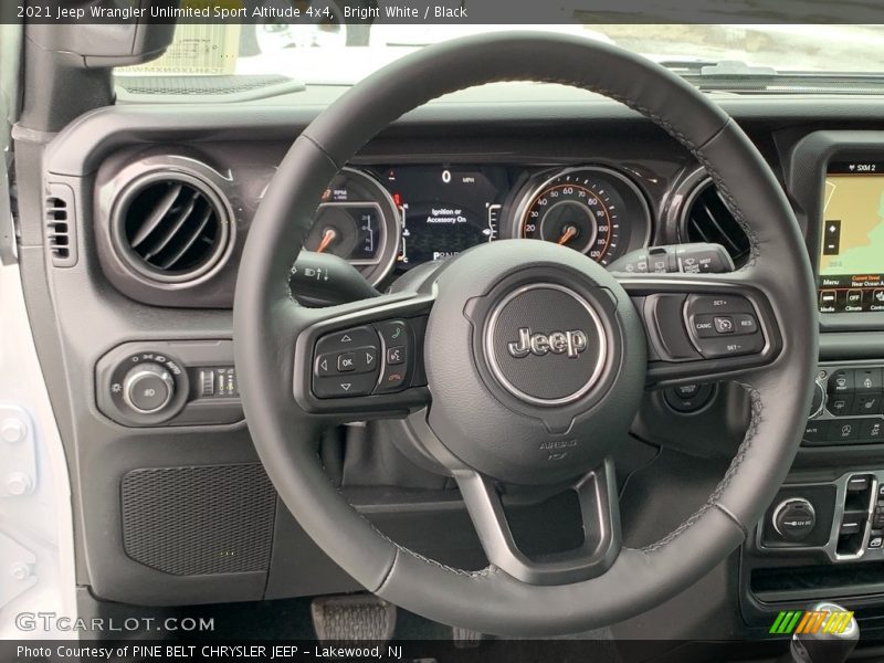Bright White / Black 2021 Jeep Wrangler Unlimited Sport Altitude 4x4