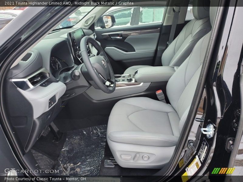 Midnight Black Metallic / Graphite 2021 Toyota Highlander Limited AWD