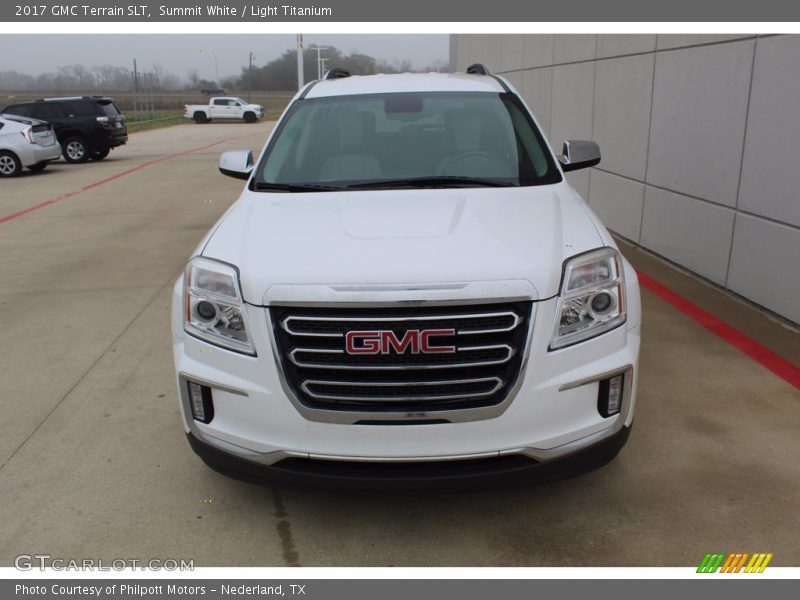 Summit White / Light Titanium 2017 GMC Terrain SLT