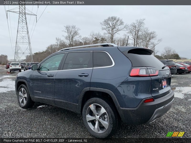 Slate Blue Pearl / Black 2021 Jeep Cherokee Limited 4x4