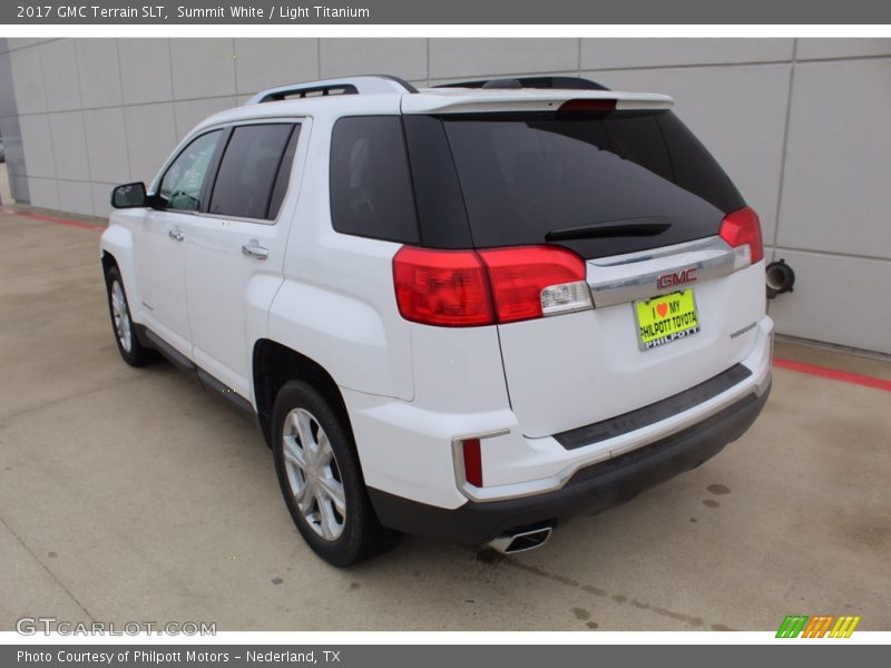 Summit White / Light Titanium 2017 GMC Terrain SLT