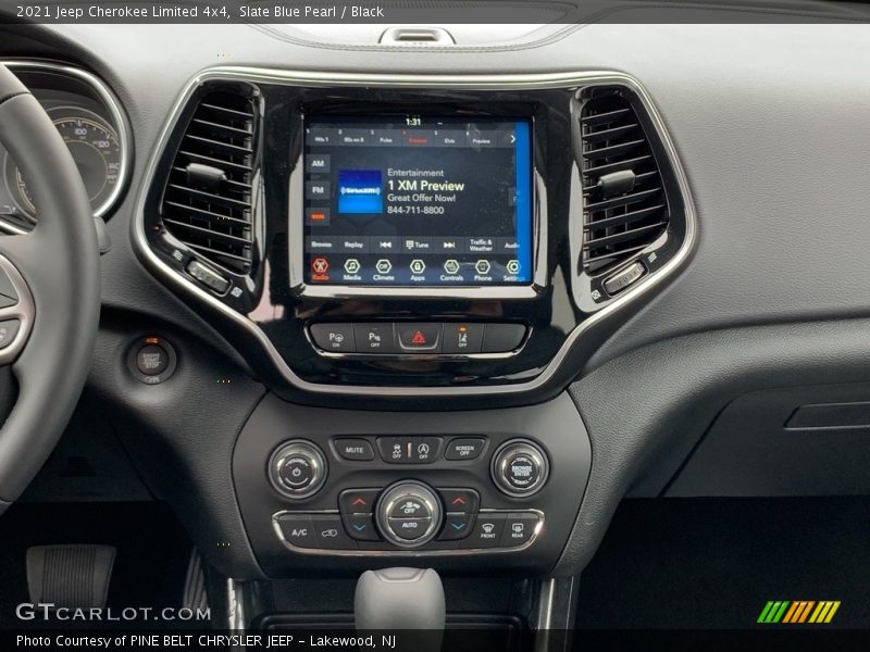 Slate Blue Pearl / Black 2021 Jeep Cherokee Limited 4x4