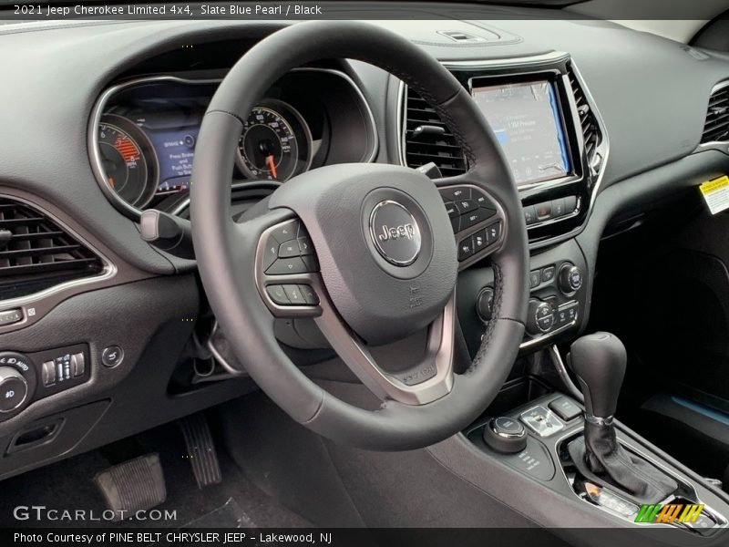 Slate Blue Pearl / Black 2021 Jeep Cherokee Limited 4x4