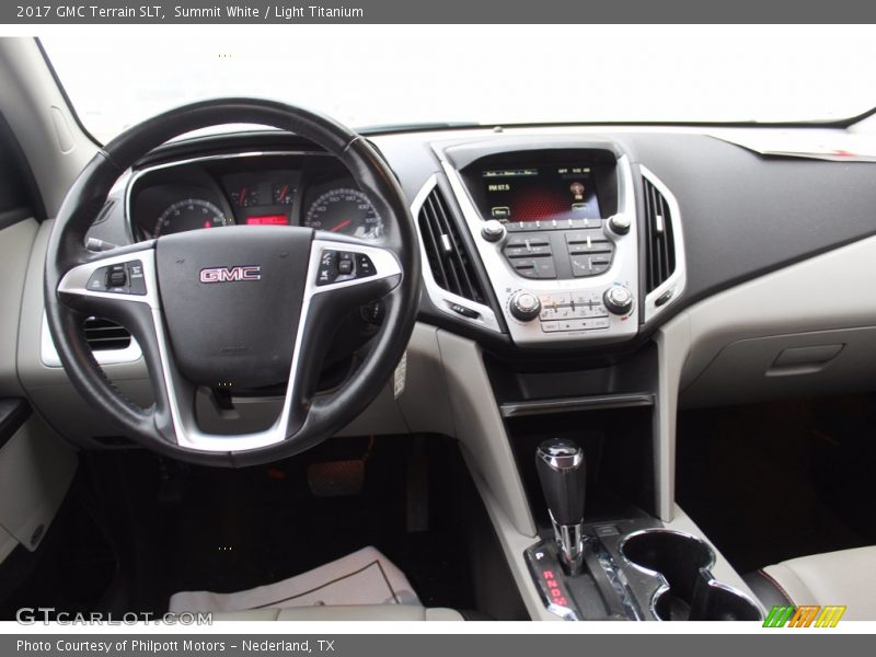 Summit White / Light Titanium 2017 GMC Terrain SLT