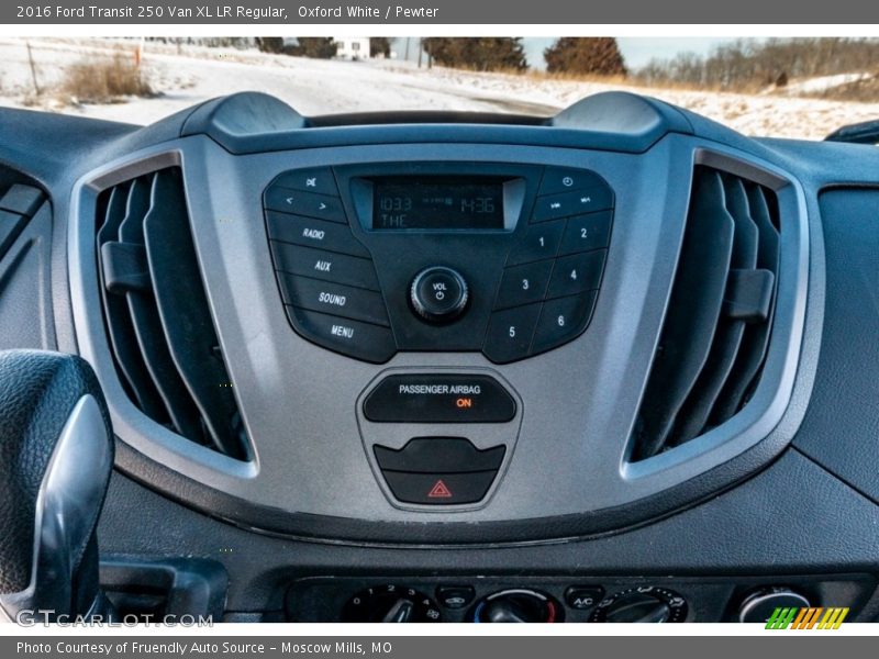 Oxford White / Pewter 2016 Ford Transit 250 Van XL LR Regular