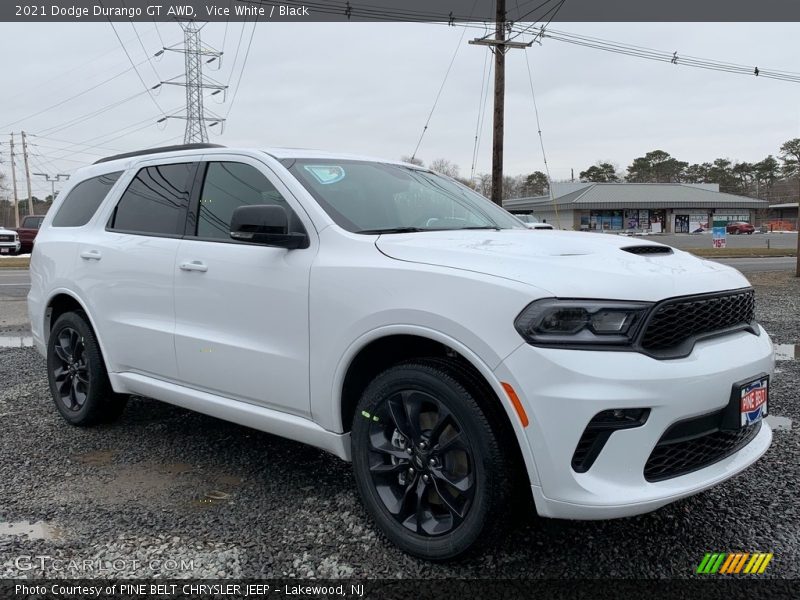 Vice White / Black 2021 Dodge Durango GT AWD