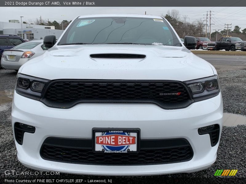 Vice White / Black 2021 Dodge Durango GT AWD