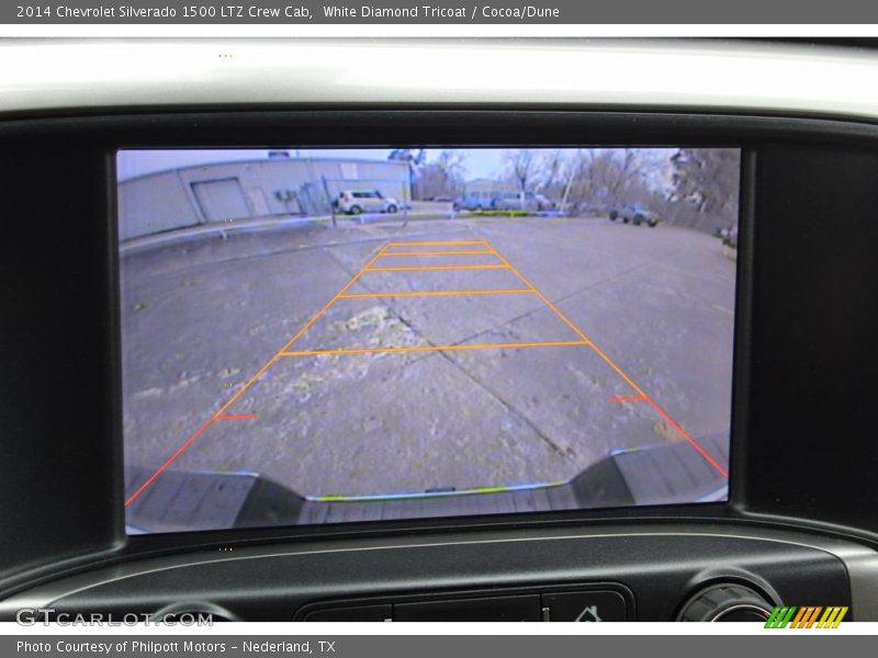 White Diamond Tricoat / Cocoa/Dune 2014 Chevrolet Silverado 1500 LTZ Crew Cab