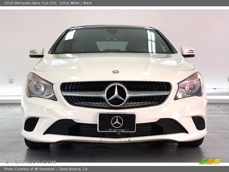 Cirrus White / Black 2016 Mercedes-Benz CLA 250