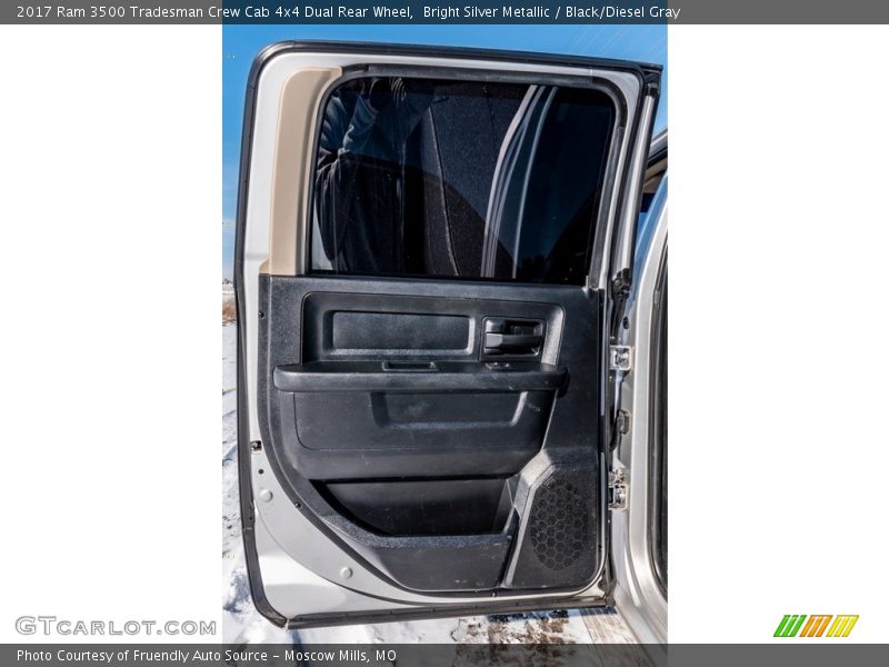 Bright Silver Metallic / Black/Diesel Gray 2017 Ram 3500 Tradesman Crew Cab 4x4 Dual Rear Wheel