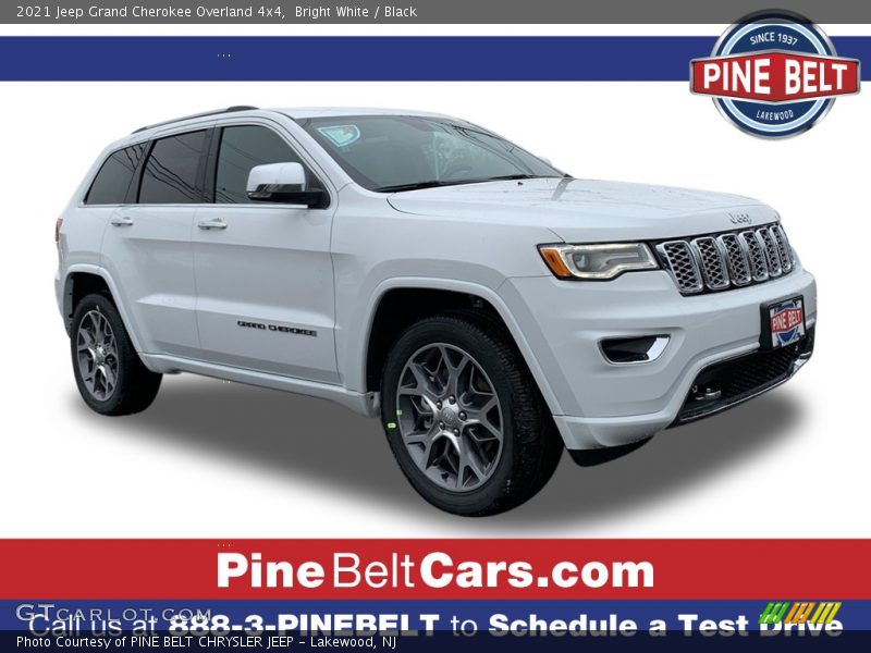 Bright White / Black 2021 Jeep Grand Cherokee Overland 4x4