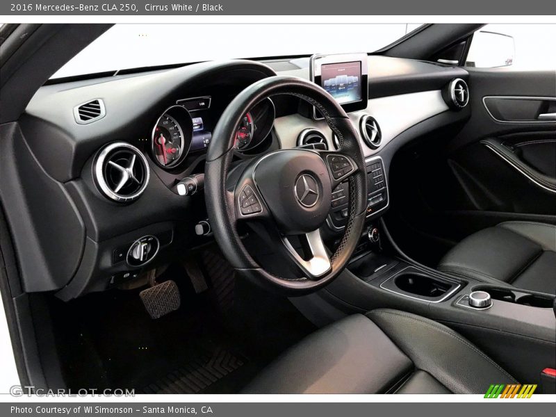 Cirrus White / Black 2016 Mercedes-Benz CLA 250