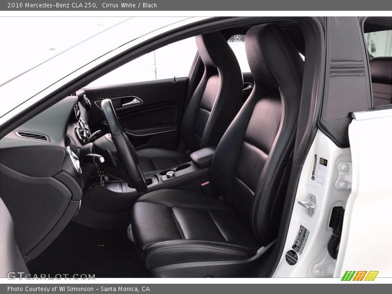 Cirrus White / Black 2016 Mercedes-Benz CLA 250