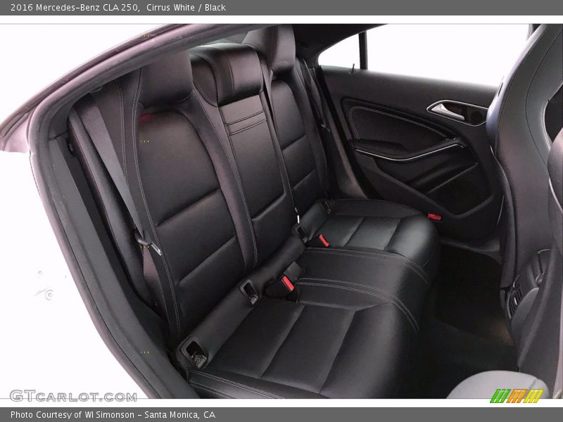Cirrus White / Black 2016 Mercedes-Benz CLA 250
