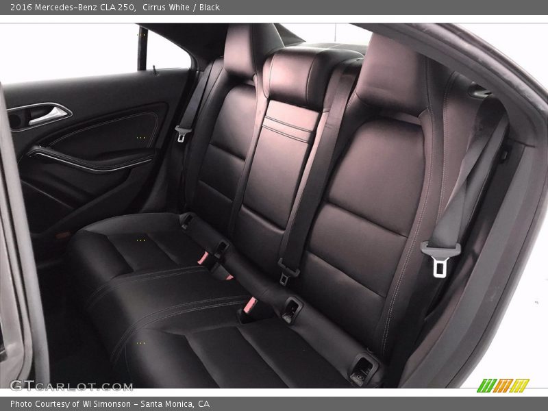 Cirrus White / Black 2016 Mercedes-Benz CLA 250