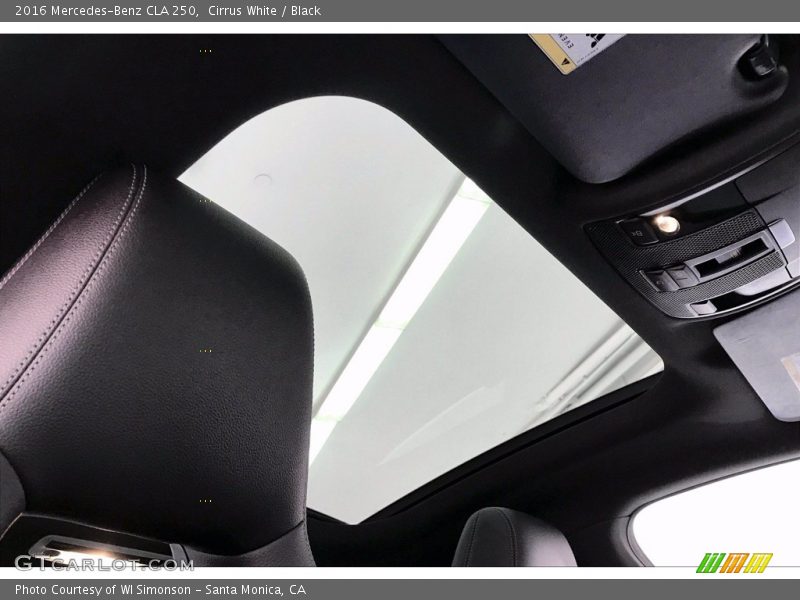 Cirrus White / Black 2016 Mercedes-Benz CLA 250
