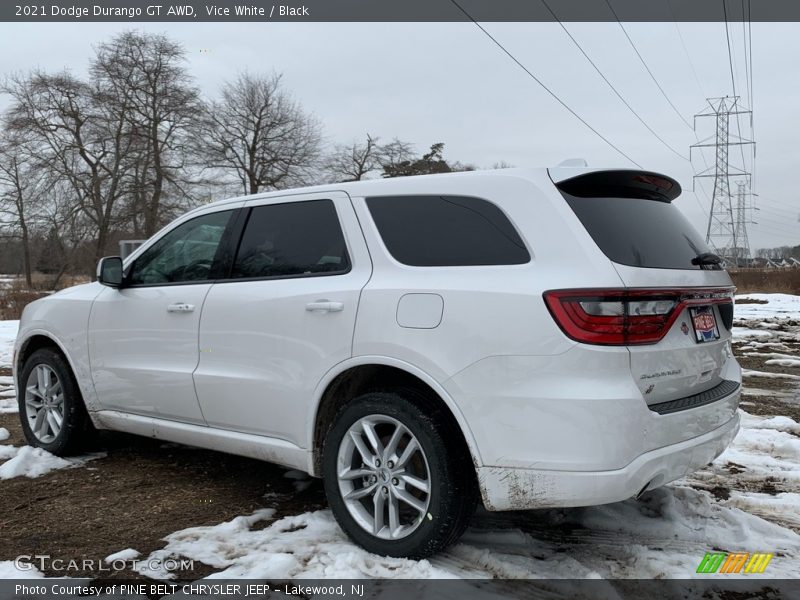 Vice White / Black 2021 Dodge Durango GT AWD