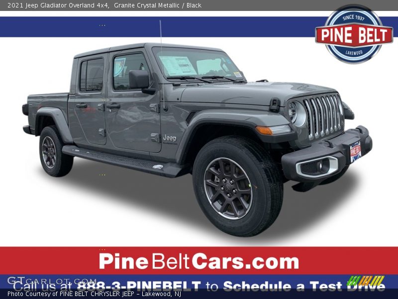 Granite Crystal Metallic / Black 2021 Jeep Gladiator Overland 4x4