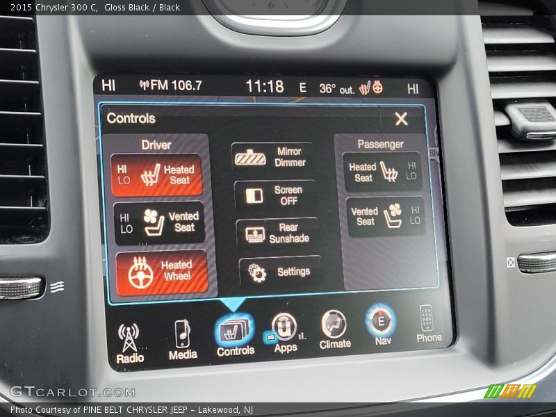 Controls of 2015 300 C