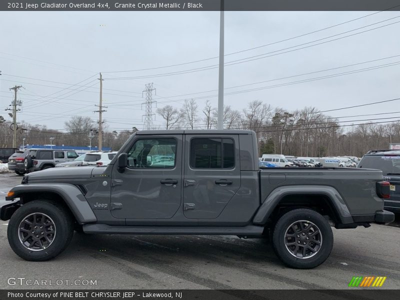 Granite Crystal Metallic / Black 2021 Jeep Gladiator Overland 4x4