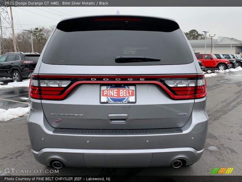 Billet Silver Metallic / Black 2021 Dodge Durango GT AWD