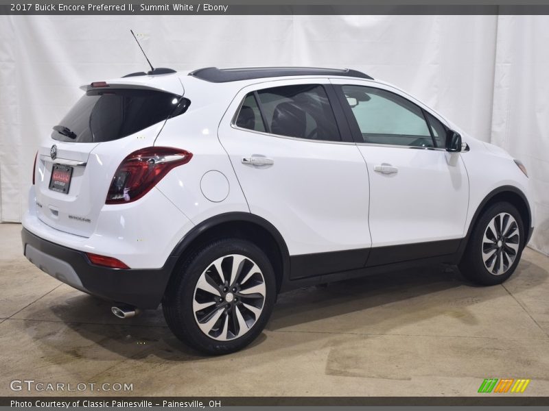 Summit White / Ebony 2017 Buick Encore Preferred II
