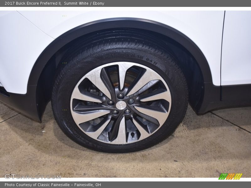 Summit White / Ebony 2017 Buick Encore Preferred II