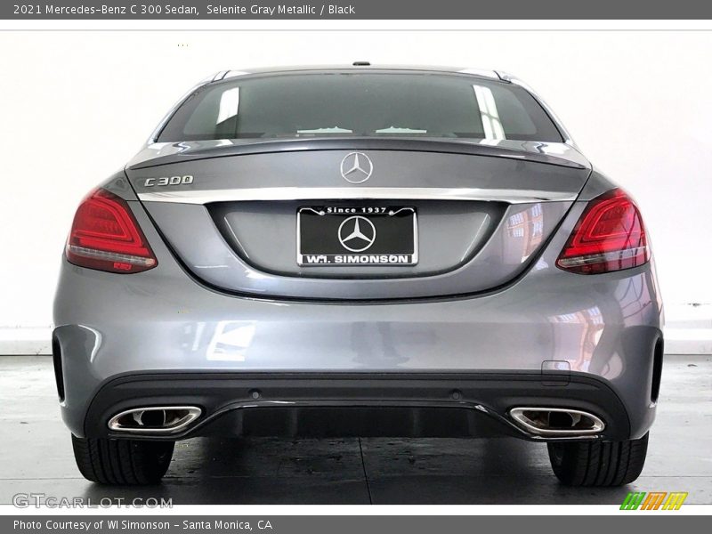 Selenite Gray Metallic / Black 2021 Mercedes-Benz C 300 Sedan