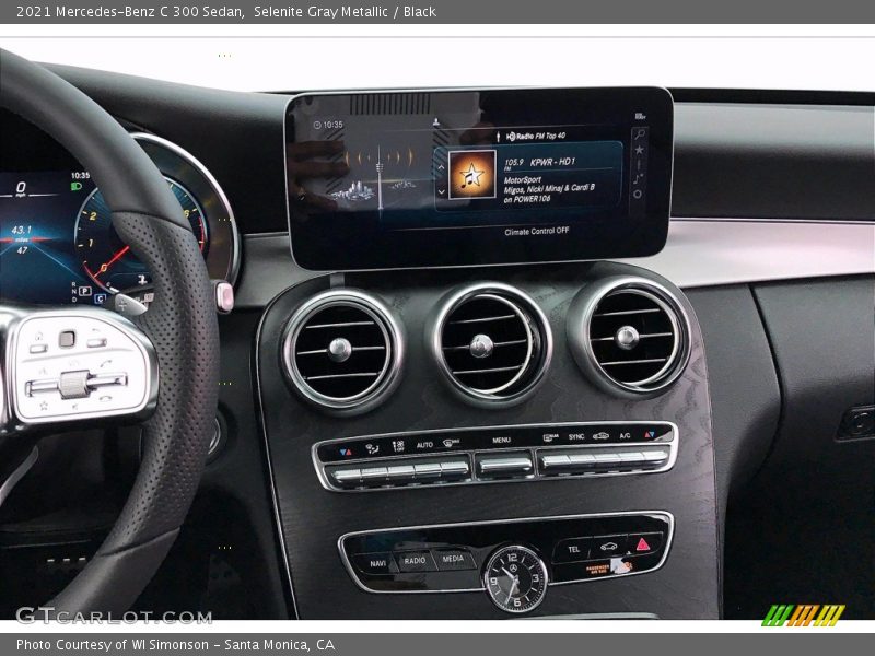 Selenite Gray Metallic / Black 2021 Mercedes-Benz C 300 Sedan