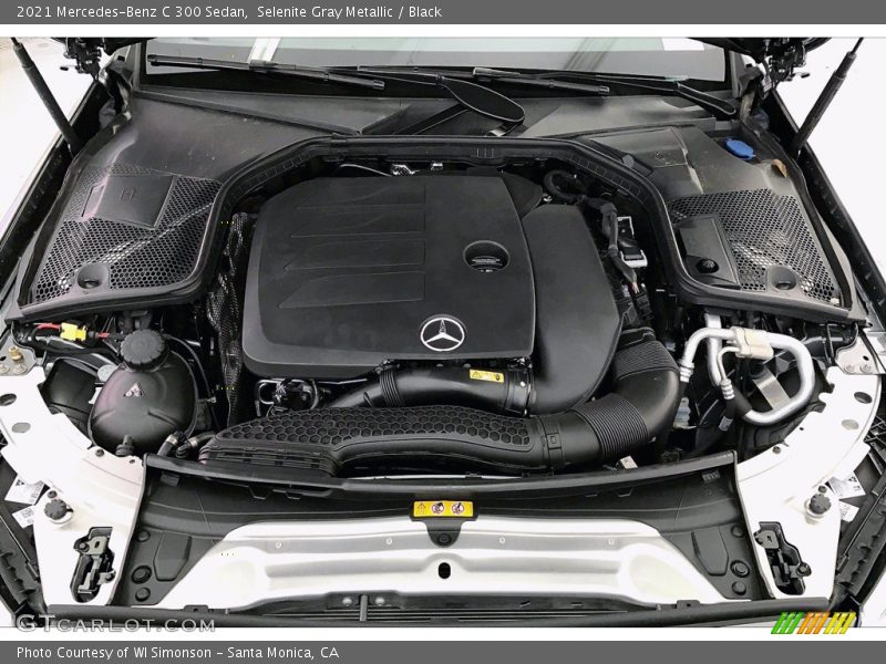 Selenite Gray Metallic / Black 2021 Mercedes-Benz C 300 Sedan