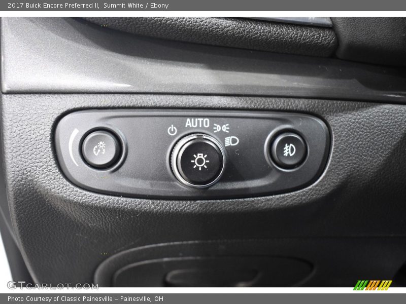Summit White / Ebony 2017 Buick Encore Preferred II