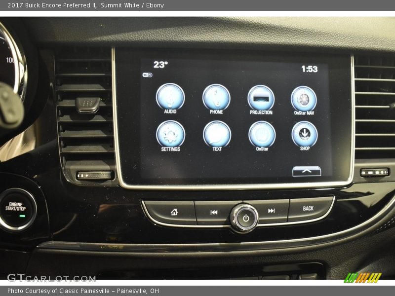 Summit White / Ebony 2017 Buick Encore Preferred II