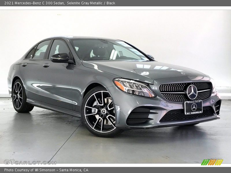 Selenite Gray Metallic / Black 2021 Mercedes-Benz C 300 Sedan