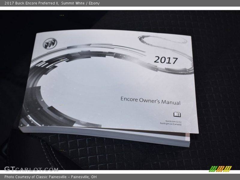 Summit White / Ebony 2017 Buick Encore Preferred II