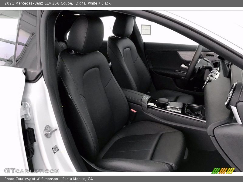 Digital White / Black 2021 Mercedes-Benz CLA 250 Coupe