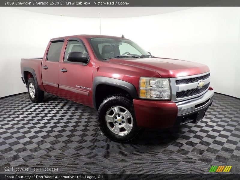 Victory Red / Ebony 2009 Chevrolet Silverado 1500 LT Crew Cab 4x4