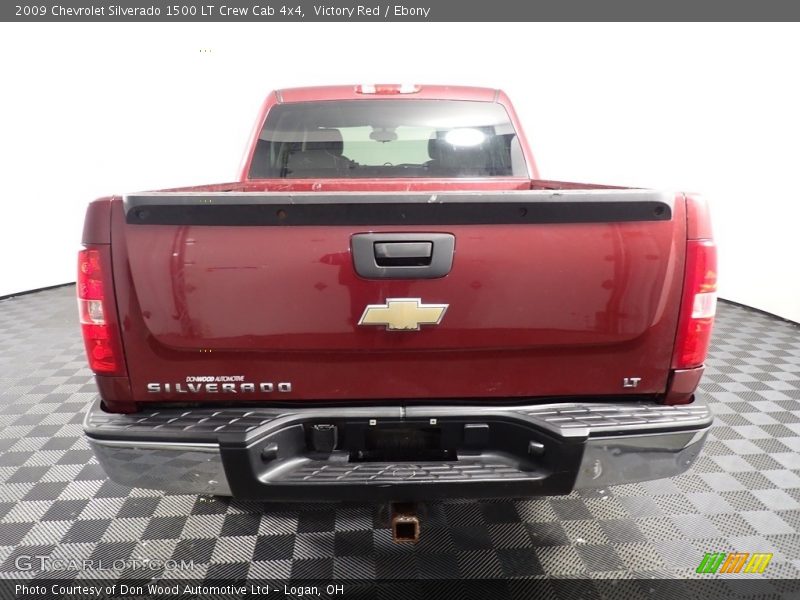 Victory Red / Ebony 2009 Chevrolet Silverado 1500 LT Crew Cab 4x4